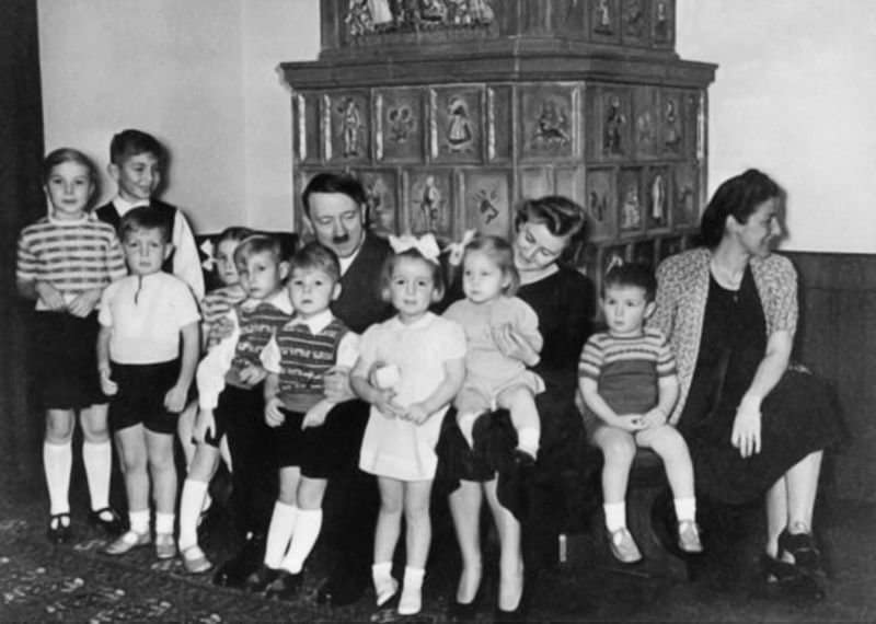 Hitler with children